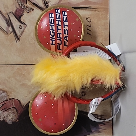 Marvel Captain Marvel Mohawk  Ears Headband - Red, Blue, Gold - Picture 3 of 5